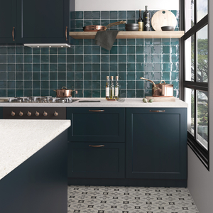 Equipe Manacor Ocean Blue płytka ceramiczna ścienna 10 x 10 cm 26920, niebieski