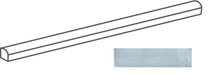 Quintessenza Riquadri / Genesi Jolly Carta Da Zucchero Lucido - element specjalny 1,2 x 26,6 cm GTD505L, niebieski