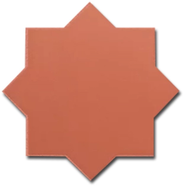 Equipe Porto Warm Siena Star Mat 16,8 x 16,8 cm - płytka gresowa czerwony 30629