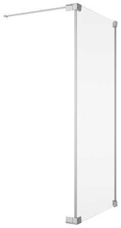 Sanswiss ścianka boczna 100x200 cm, szkło Screen, profile WHITE LINE CAT21000987