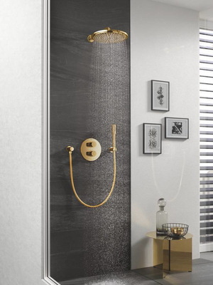 Grohe Rainshower Cosmopolitan 310 deszczownica z ramieniem 380 mm, 1 strumień cool sunrise 26066GL0