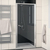Sanswiss Eco-Line drzwi prysznicowe jednoczęściowe do wnęki